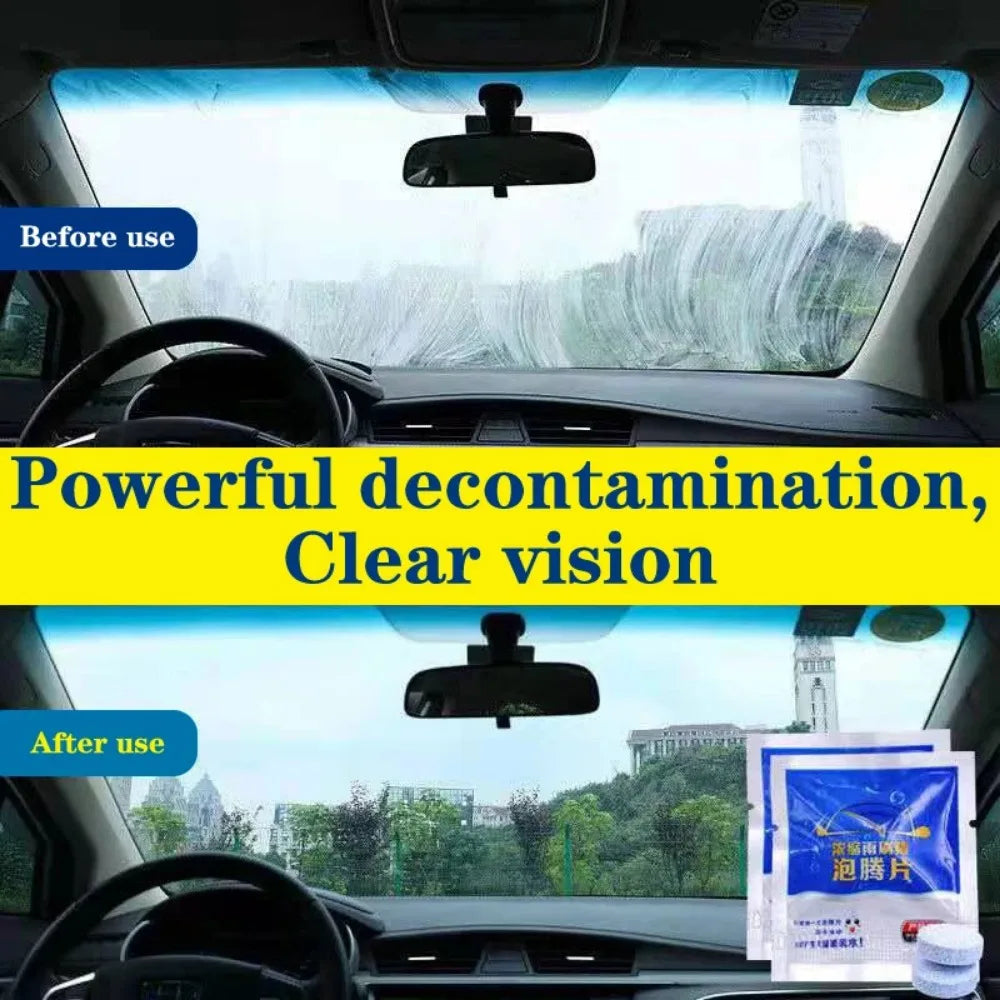 5/20/40PCS Car Cleaning Agent Wiper Essence Cleaning Effervescent Tablets Car Glass Water Solid Wiper Essence Concentrated Gift