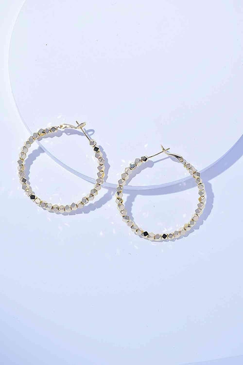 Alloy Hoop Earrings