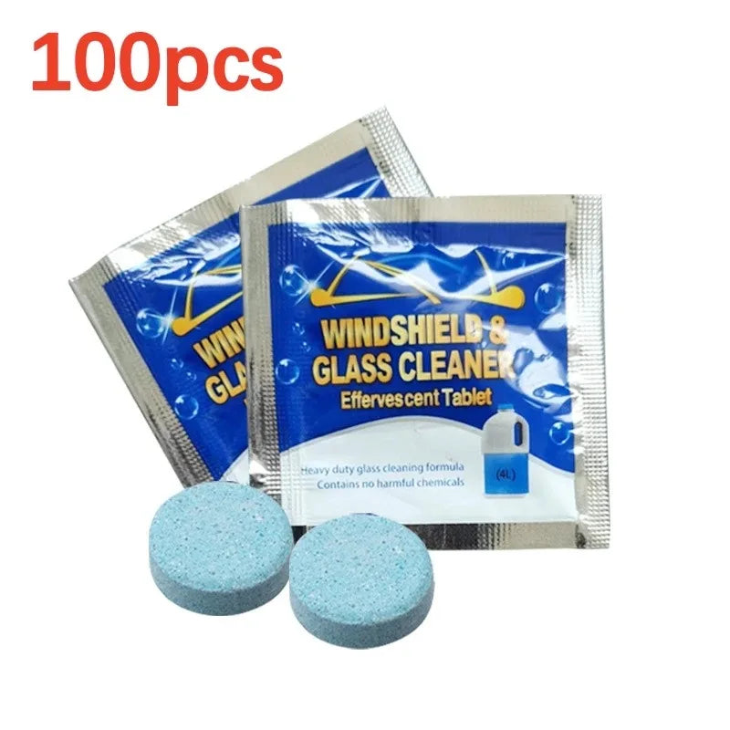 5/20/40PCS Car Cleaning Agent Wiper Essence Cleaning Effervescent Tablets Car Glass Water Solid Wiper Essence Concentrated Gift