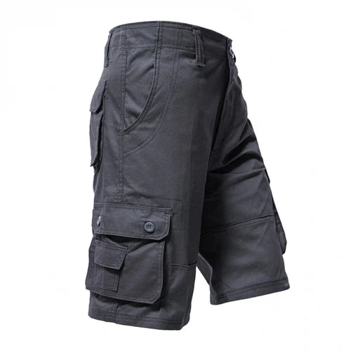 Mens Casual Cargo Shorts with Side Pockets