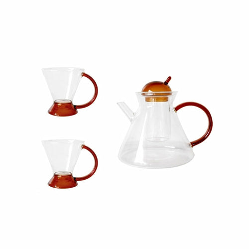 Modern Tea Set - Teapot & Tea Cups