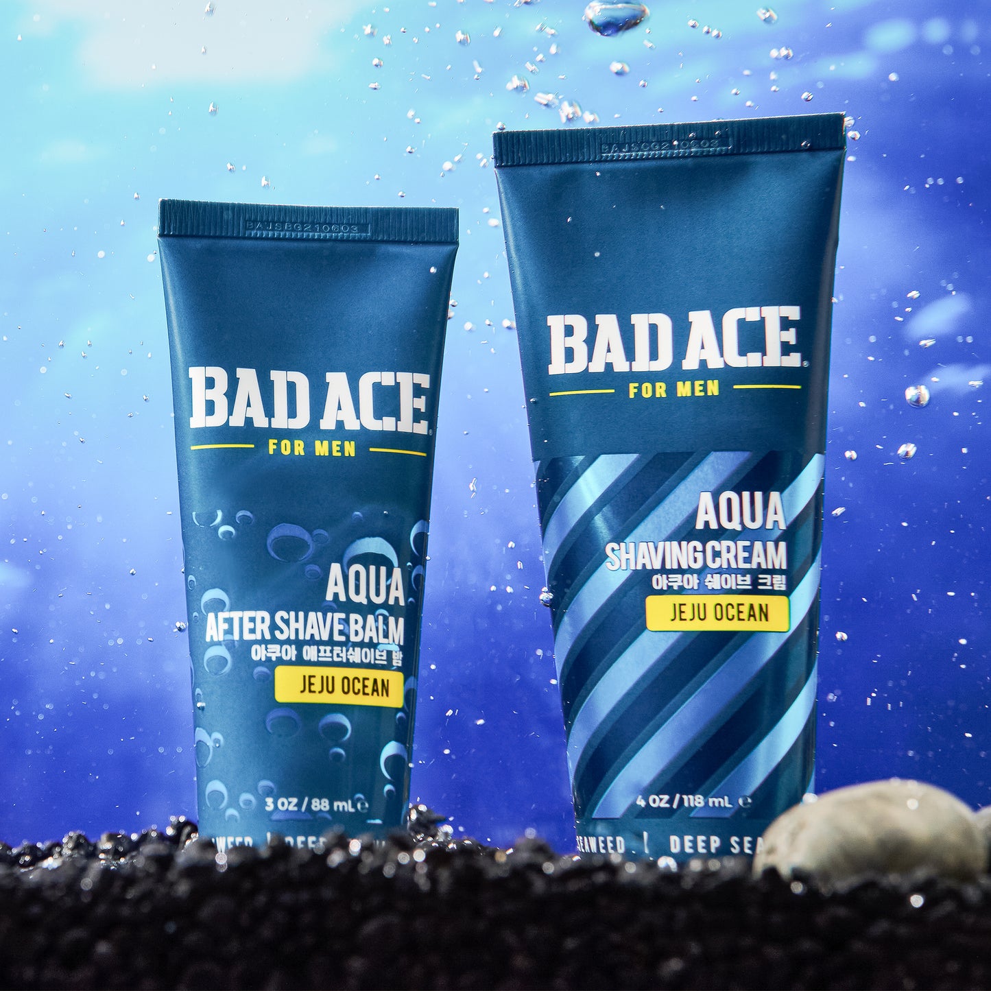 AQUA MARINE-BASED SHAVE+SKIN CARE SET