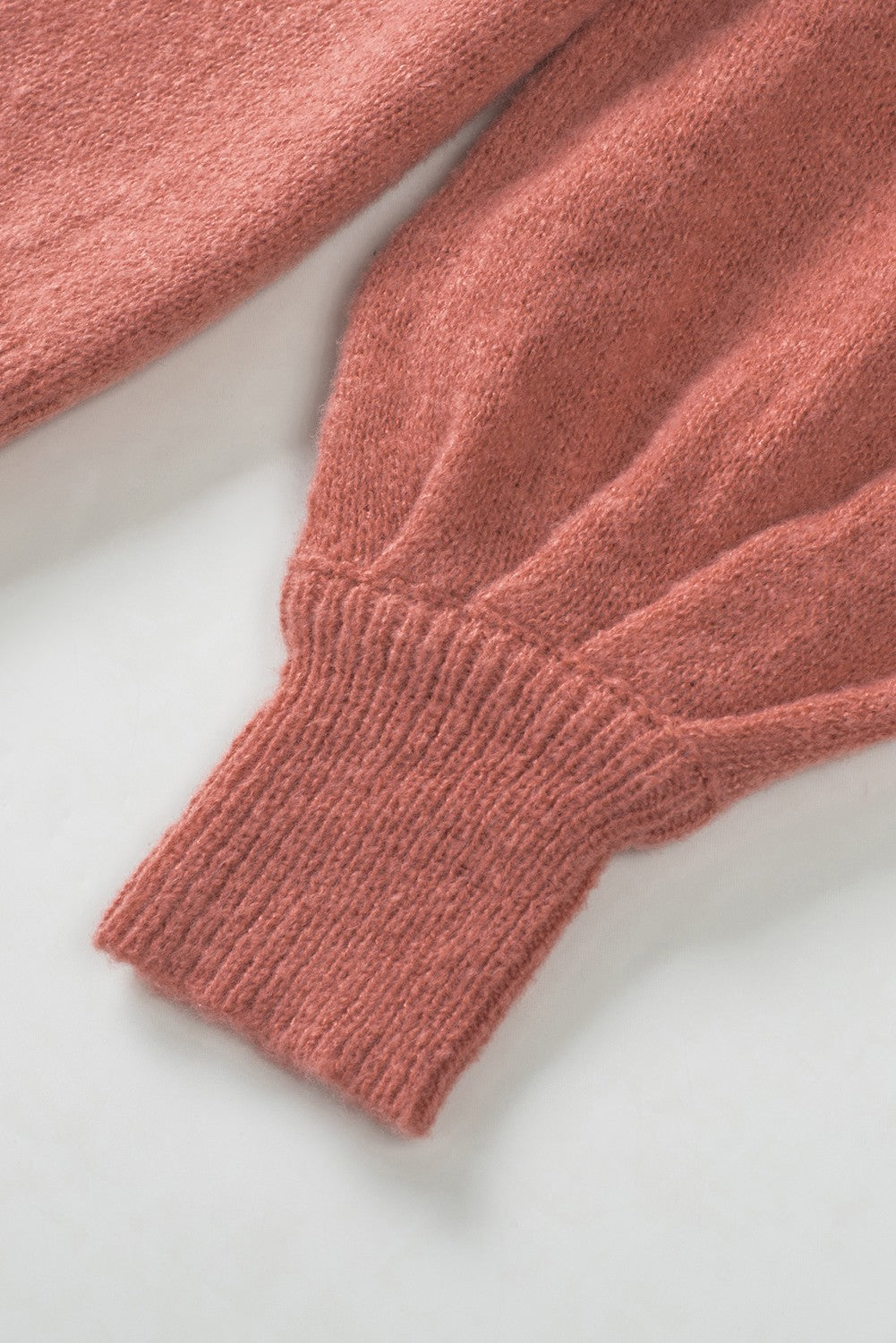 Puffy Sleeve Pocketed Sweater