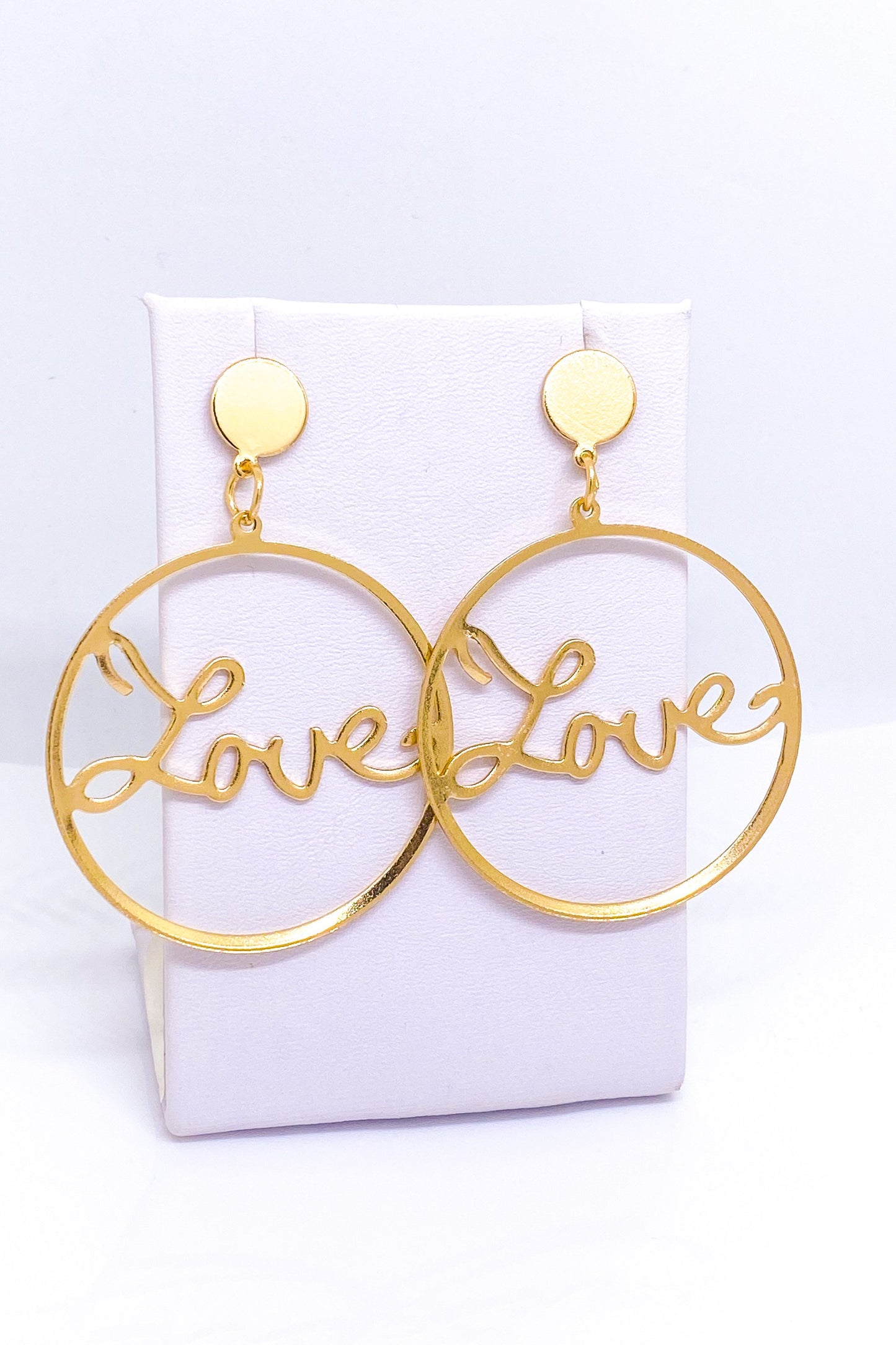 Hoops - Love Earrings